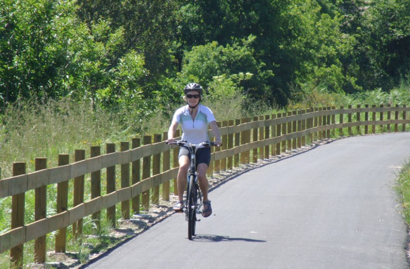 On the Ecopista near Tondela