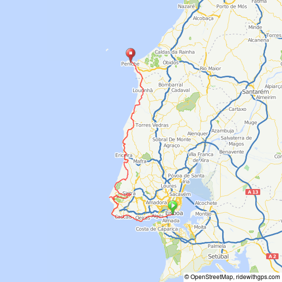 Click on the map for more details or to download as a .gpx file etc