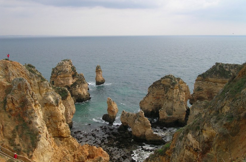 Cliffs on the point to the south of Lagos