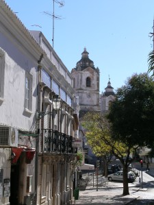 One of the streets in the centre of Lagos