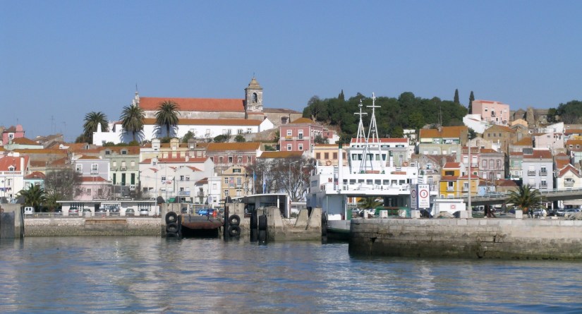 Arriving in Setubal by ferry