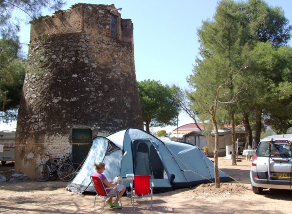The municipal campsite in Serpa - a lovely small town in the south eastern Alentejo.