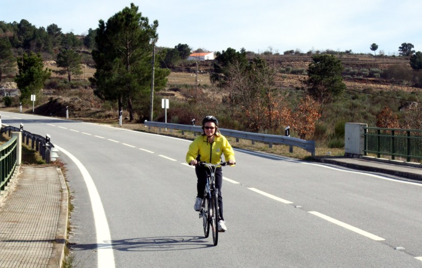 An empty road in the Beira Alta