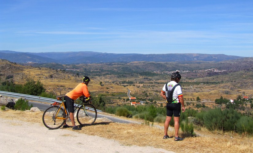 Looking back towards the Serra de Estrela
